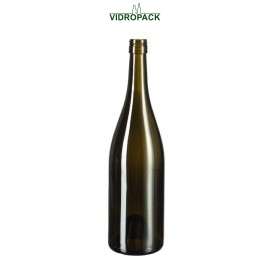 750 ml Bourgogne Olijf / Antik fles met schroefdop monding (BVS)
