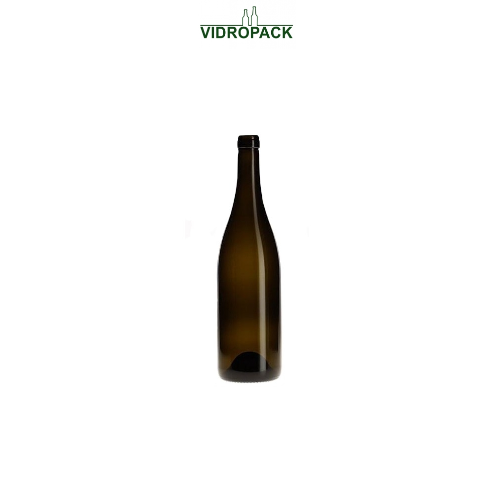 Bourgogne vinflaske 750 ml Antikgrøn Tradition til prop med BM munding