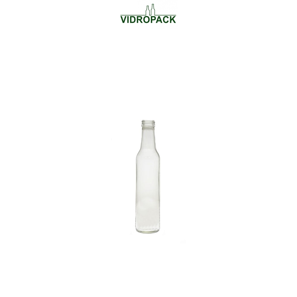 250 ml cooler weiße flasche mit schraubverschluss MCA mündung