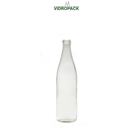 50 cl 500 ml Wasser NRW klar glas flaske MCA med skruelåg 28mm