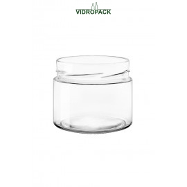 Glazen pot 314 ml Conserven met twist Off 82 Deep monding