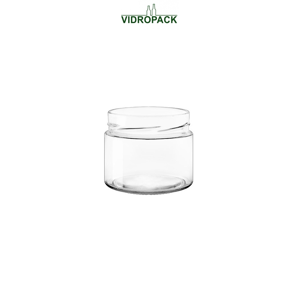 Glazen pot 314 ml Conserven met twist Off 82 Deep monding