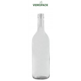 750 ml Bordeaux Obstwein weiß Flasche mit Schraubverschluss MCA Mündung