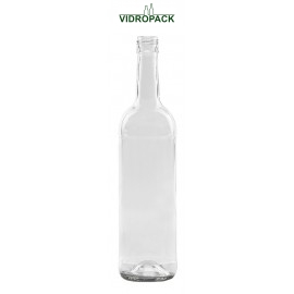 Bordeaux Classic vinflaske 75cl 750 ml klar med BVS munding