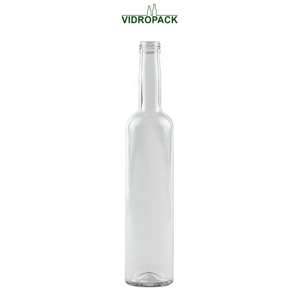 500 ml Bordeaux Pinta weiße Flasche mit Schraubverschluss PP28 Mündung