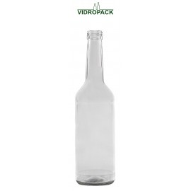 500 ml  Straight neck bottle Flint PP28 finish