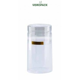 Krimpcapsules 30,5 x 60mm transparant - open top met afscheurstrip