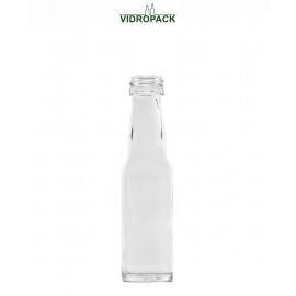 20 ml Kropfhals weiße Flasche mit Schraubverschluss PP18 Mündung