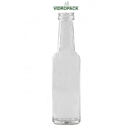 40 ml geradhals weiße Flasche mit Schraubverschluss PP18 Mündung
