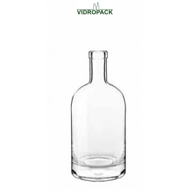 700 ml nocturne likeurfles helder glazen fles met kurk monding