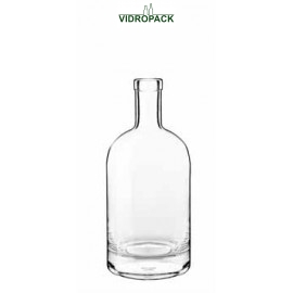 500 ml nocturne likeurfles helder glazen fles met kurk monding