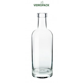 500 ml aspect likeurfles helder glazen fles met kurk monding