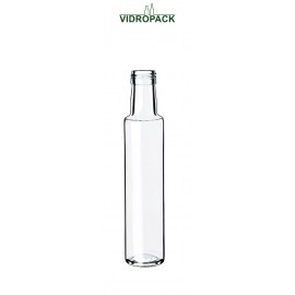 250 ml Dorica weiße Flasche mit Schraubverschluss 31,5mm Mündung