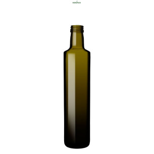 750 ml Dorica Glasflasche antikgrün mit Mündung 31,5mm Schraubverschluss PP31,5S