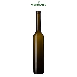 375 ml bellisima likeurfles antiek groen glazen fles met kurk monding