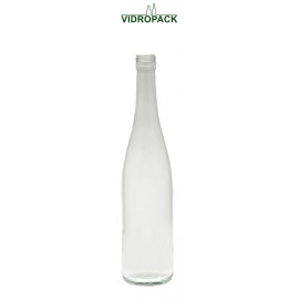 750 ml schlegel vinflaske klar til BVS skruelåg