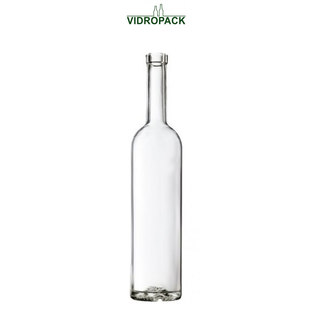 knelpunt NieuwZeeland Vergadering 1000 ml bordeaux wijnfles helder glas fles met kurkmonding