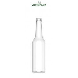 330 ml Geradhals fles helder glas schroefdop monding PP28