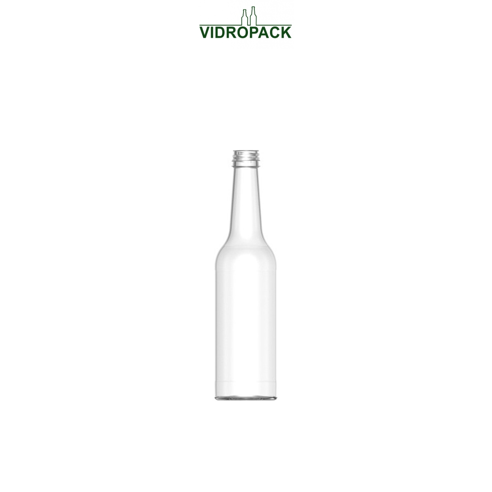 330 ml Gradhals weiße Flasche mit Schraubverschluss PP28 Mündung