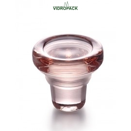 vinolok glas stoppers 18.5 mm rose low top