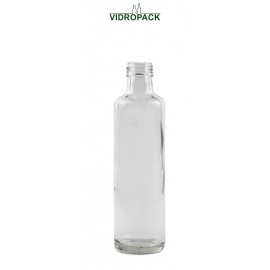 250 ml frisdrank fles helder glas met schroefdop monding MCA 28mm