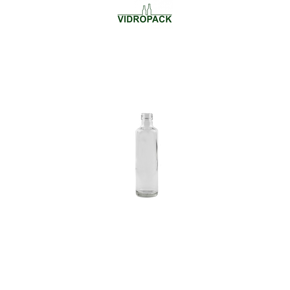 250 ml frisdrank fles helder glas met schroefdop monding MCA 28mm