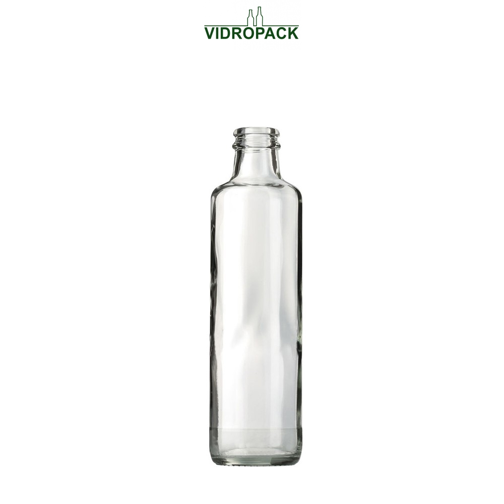 250 ml frisdrank fles helder glas kroonkurk 26mm monding (CC26)