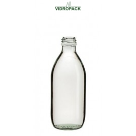 330 ml Softdrink weiße Flasche mit Schraubverschluss MCA Mündung