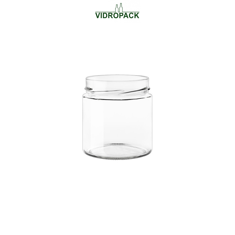 420 ml sylteglas / konservesglas klar til twist off 82 deep skruelåg