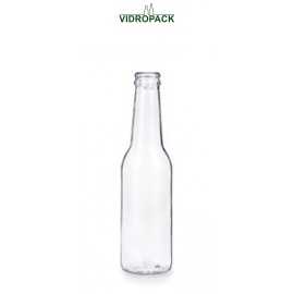 250 ml Sodawater glass bottle flint crown cork finish 26mm (CC26)