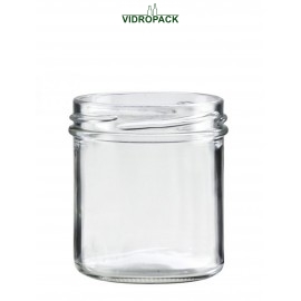 165 ml sylteglas / konservesglas klar til twist off 66 skruelåg