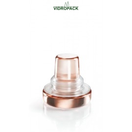 vinolok glas stoppers 17.5 mm rose low top