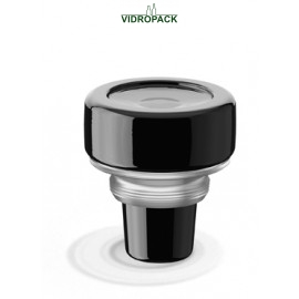 vinolok glas grifkorken schwarz high Top 17.5 mm