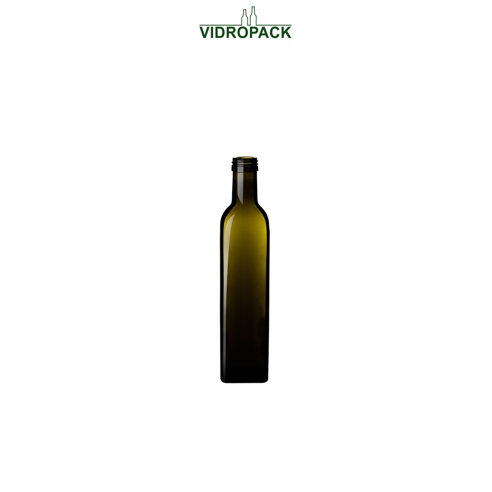 250 ml Marasca antikgrüne Flasche mit Schraubverschluss PP31,5 Mündung