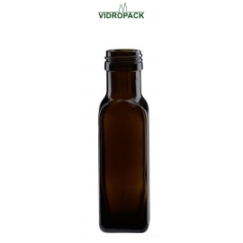 100 ml marasca olieflaske antikgrøn til 31,5mm skruelåg