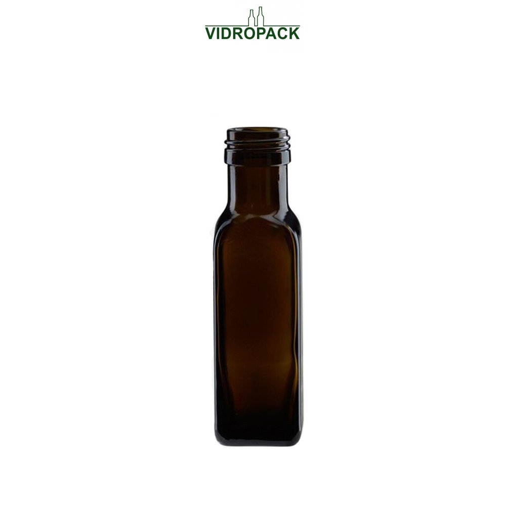 100 ml Marasca antikgrüne Flasche mit Schraubverschluss PP31,5 Mündung