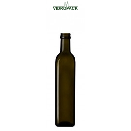 500 ml Marasca antikgrüne Flasche mit Schraubverschluss PP31,5 Mündung