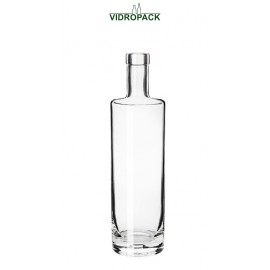 700 ml claire ronde weiße Flasche mit Oberband Mündung