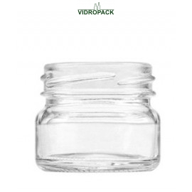 25 ml Portionglas weiß twist off 43 verschluss mündung