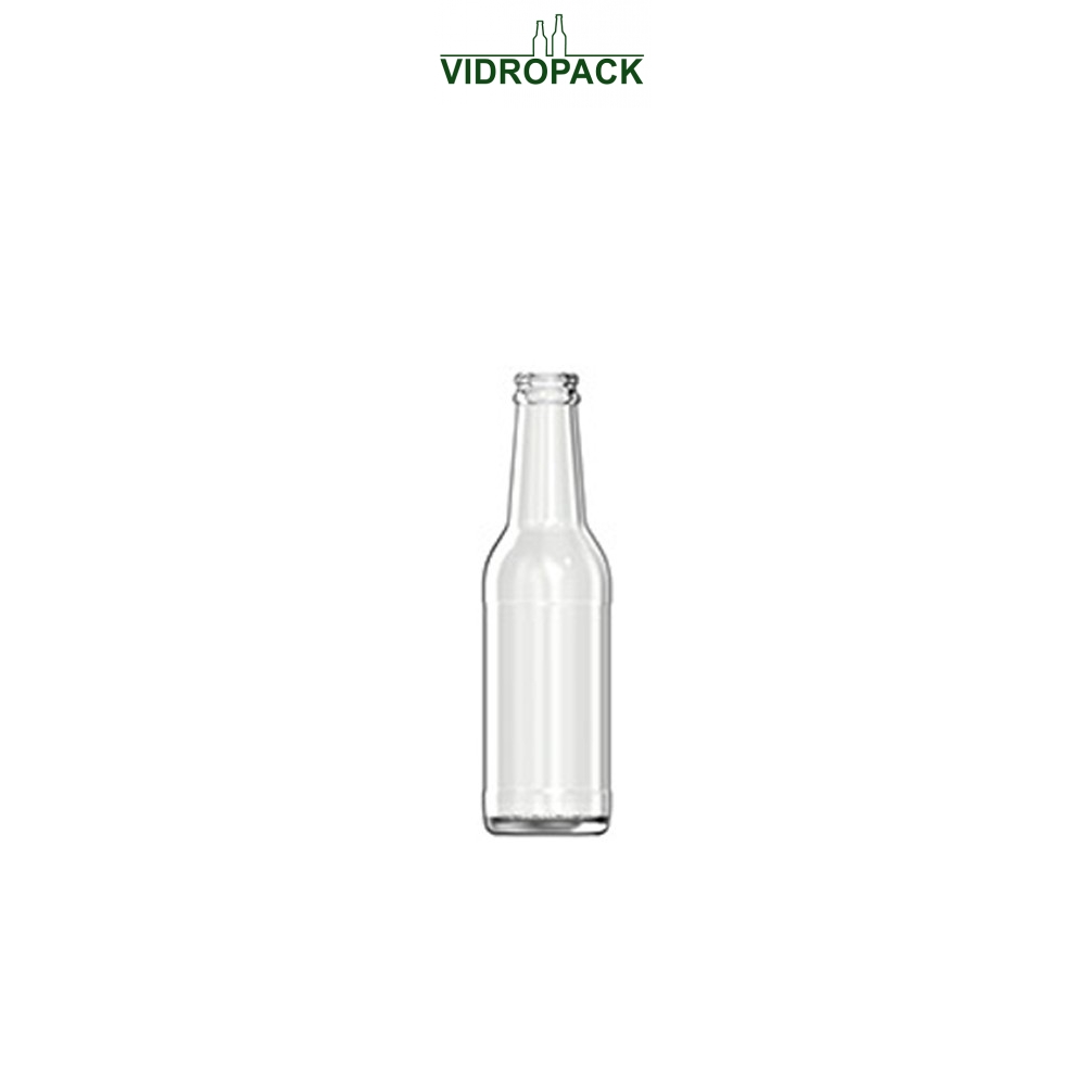 200 ml Sodawater glass bottle flint crown cork finish 26mm (CC26)