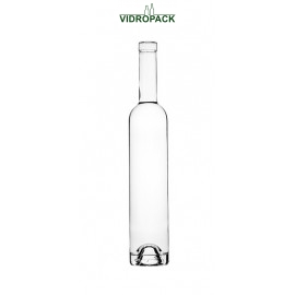 350 ml bora imagine likeurfles helder glazen fles met kurk monding
