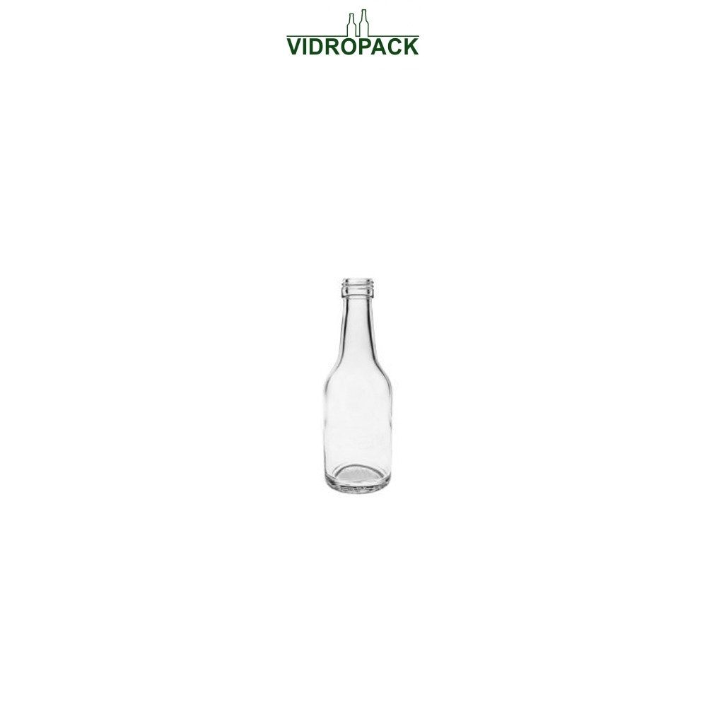 100 ml Geradhals weiße Flasche mit Schraubverschluss PP22 Mündung