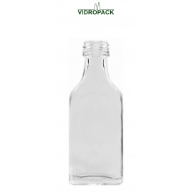 20 ml weiße Taschenflasche mit Schraubverschluss PP18 Mündung