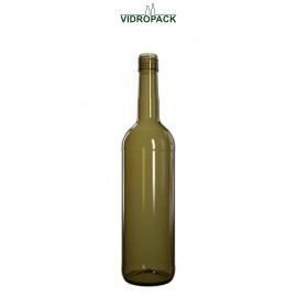 750 ml Bordeaux Classic antikgrüne Flasche mit Schraubverschluss BVS Mündung