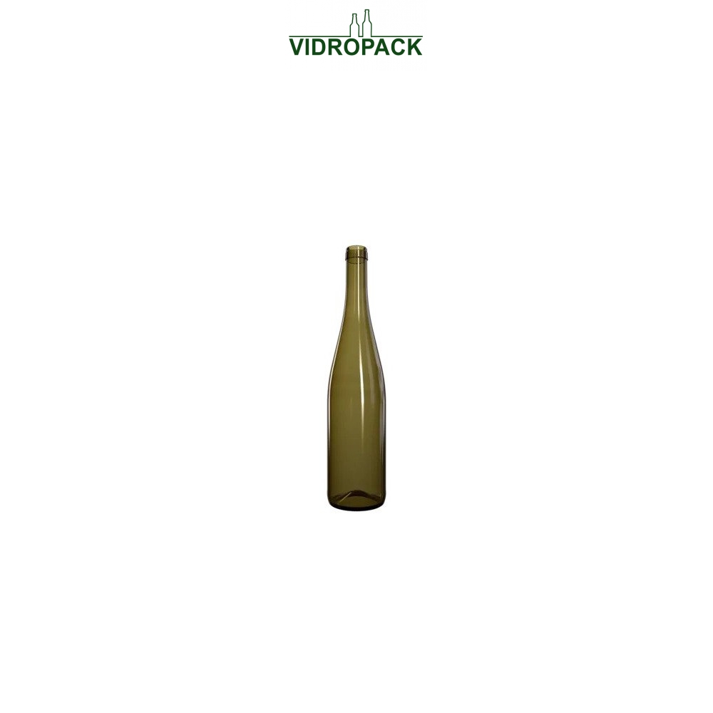 750 ml Schlegel antikgrüne Flasche mit Band Mündung