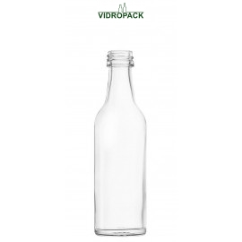 50 ml Spirituosen Flasche weiß mit Schraubverschluss PP18 Mündung