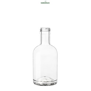200 ml nocturne brennevinsflaske klar til PP28 skrulokk