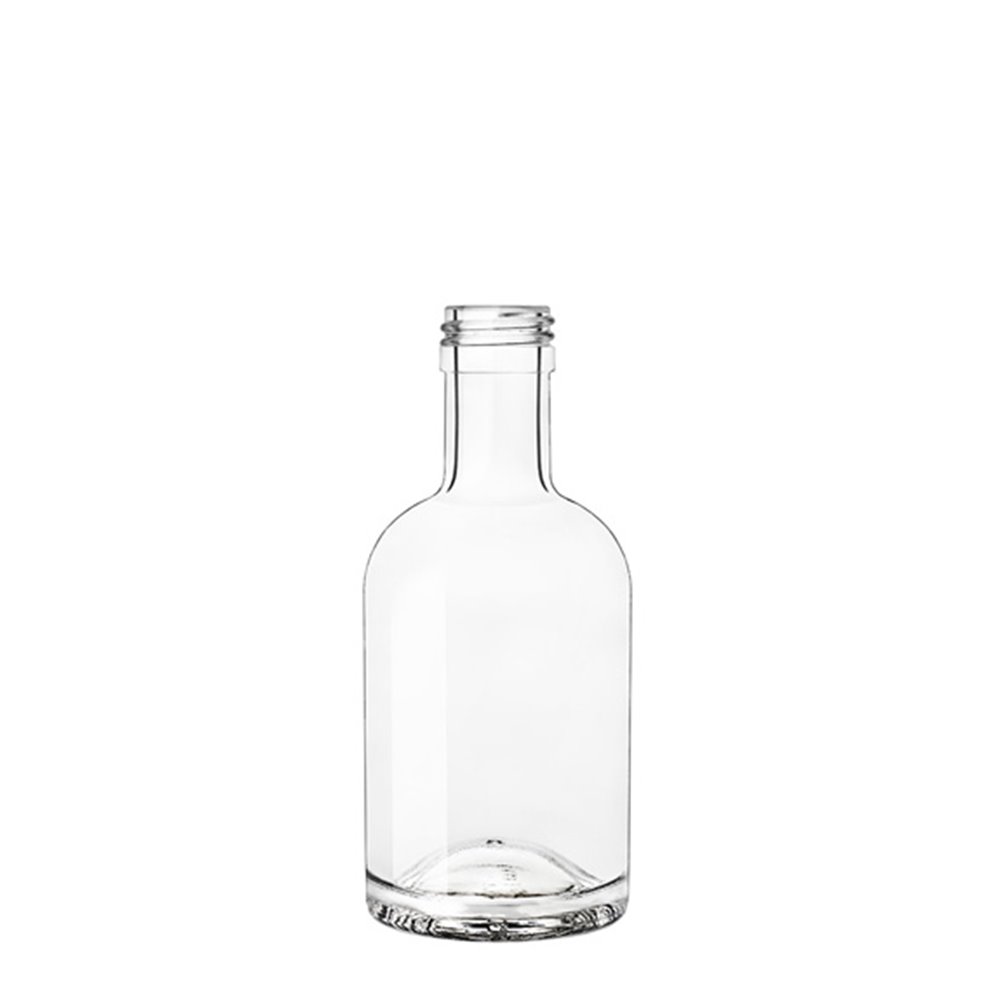 200 ml nocturne likeurfles helder glas schroefdop monding (PP28)