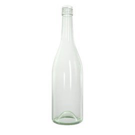 750 ml bourgogne vinflaske klar med BVS skruelåg munding