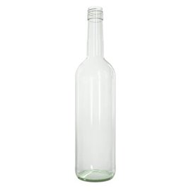 750 ml Bordeaux Classic weiße Flasche mit Schraubverschluss BVS Mündung